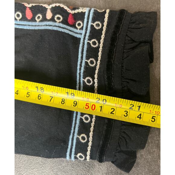 Anthropologie One Small September Wesley Embroidered Top Pullover Boho - Picture 3 of 6